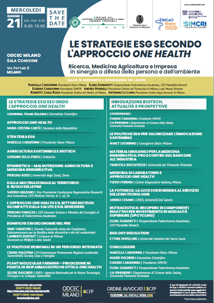 21 giugno - One Health 21 giugno - One Health