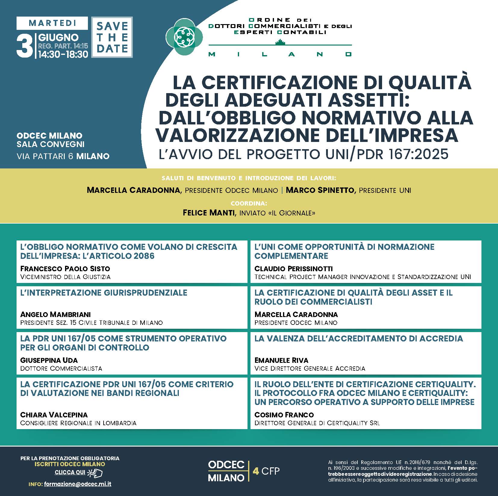 [3-giu 25] CERTIFICAZIONE QUALITÀ